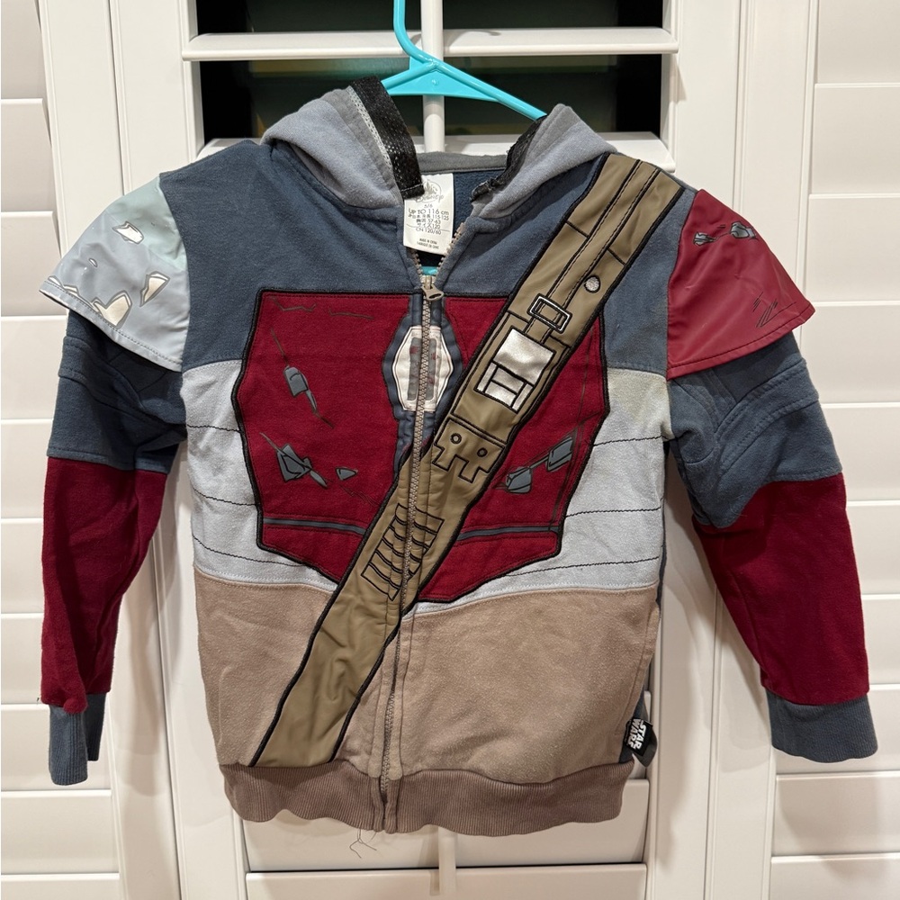 Disney Star Wars Kids Boba Fett Hoodie w Cape